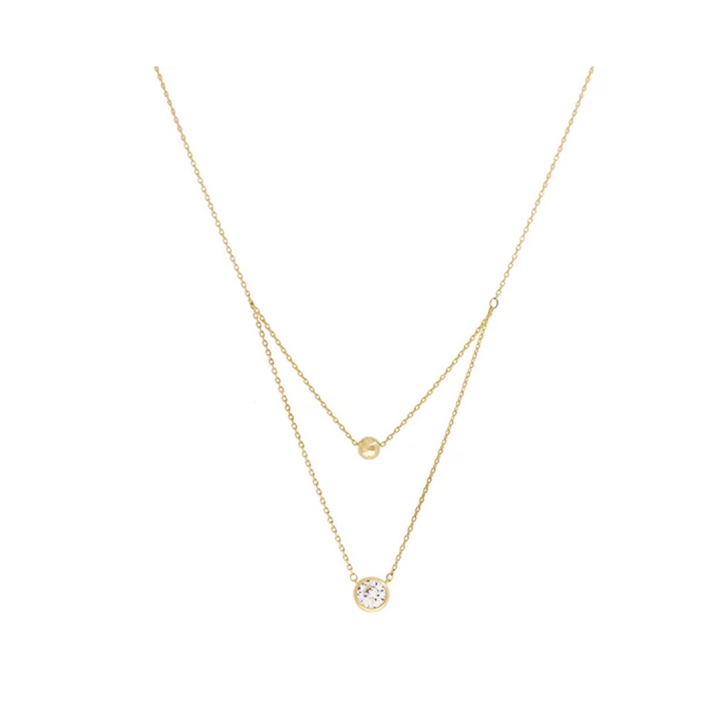 Marlyn Schiff Double Layered Necklace